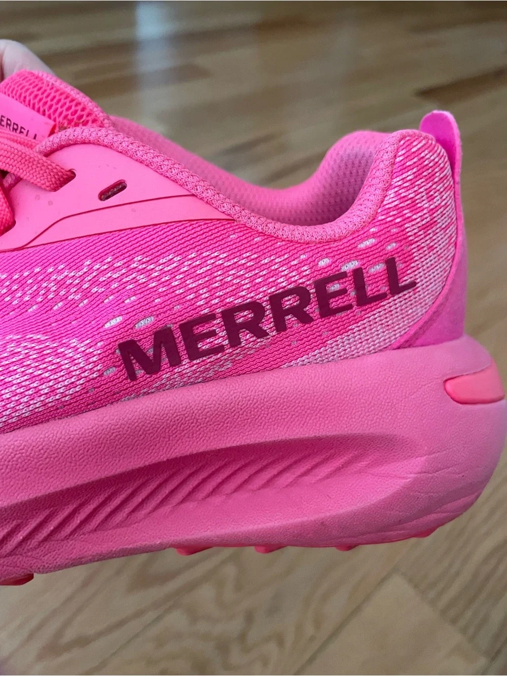 Merrell Women's Morphlite Neon Pink Athletic Running Sneakers, Size 7.5